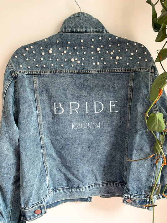 Pearl Bride Demin Jacket