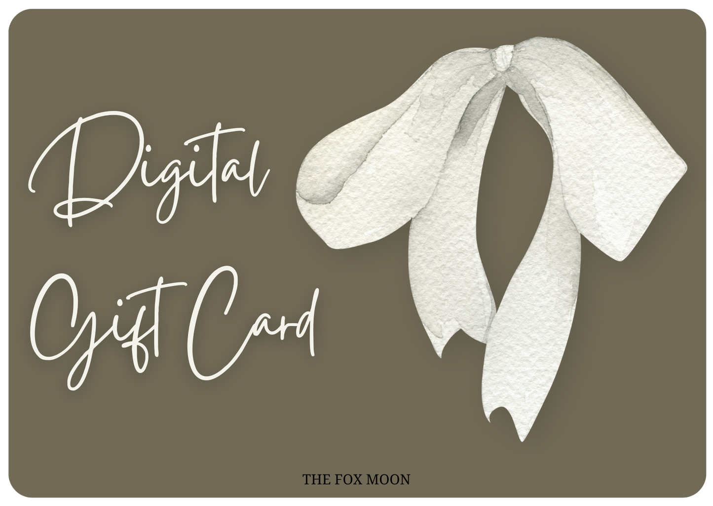 The Fox Moon Gift Card