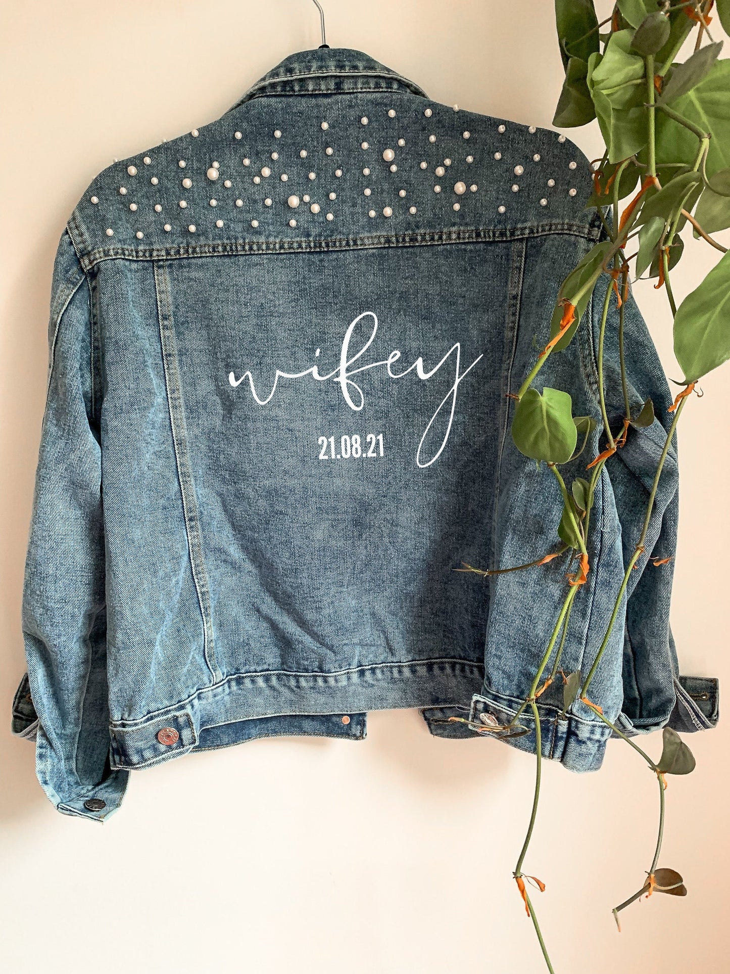 Pearl Wifey Denim Jacket