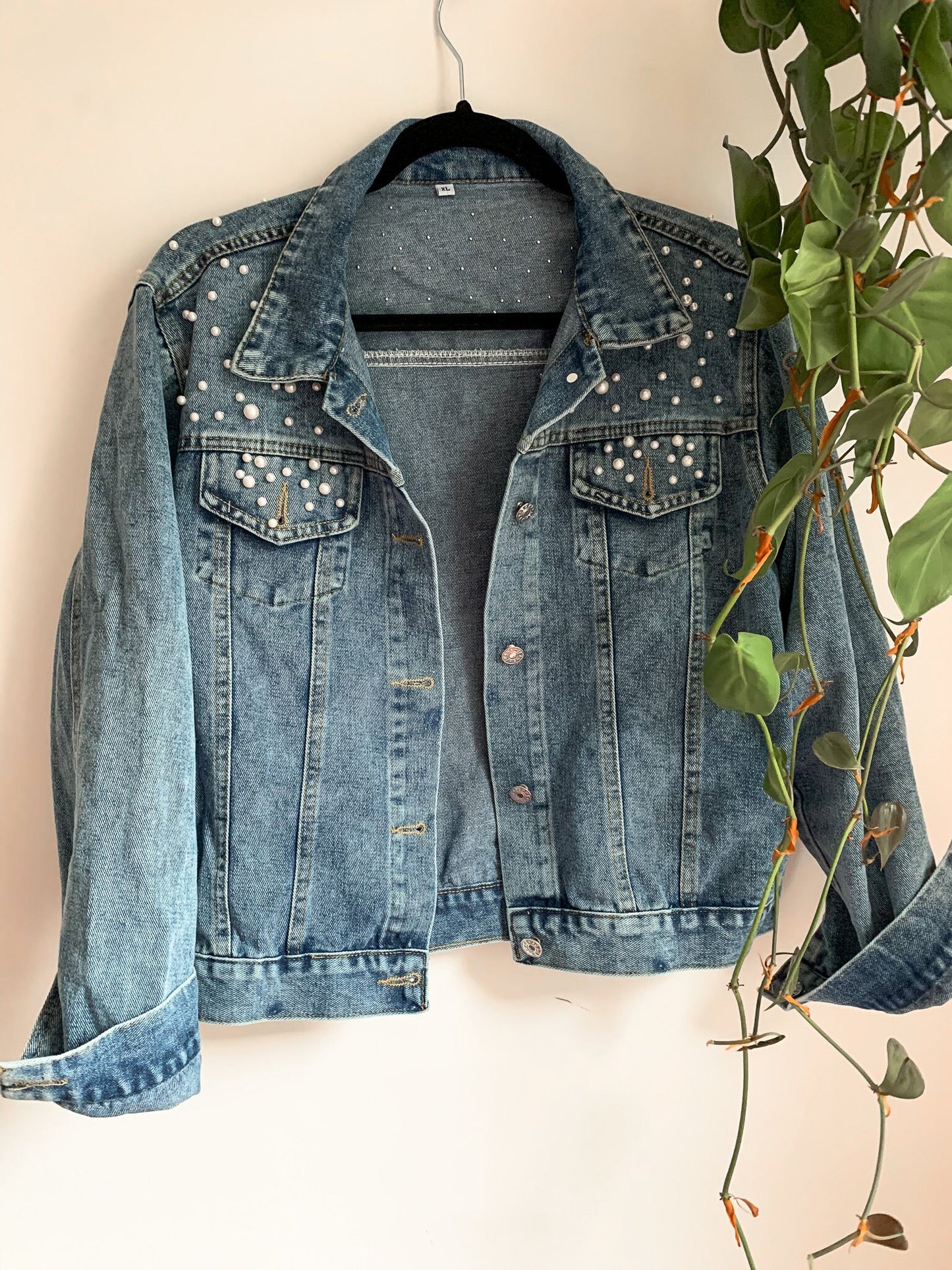 Pearl Just Married Demin Jacket