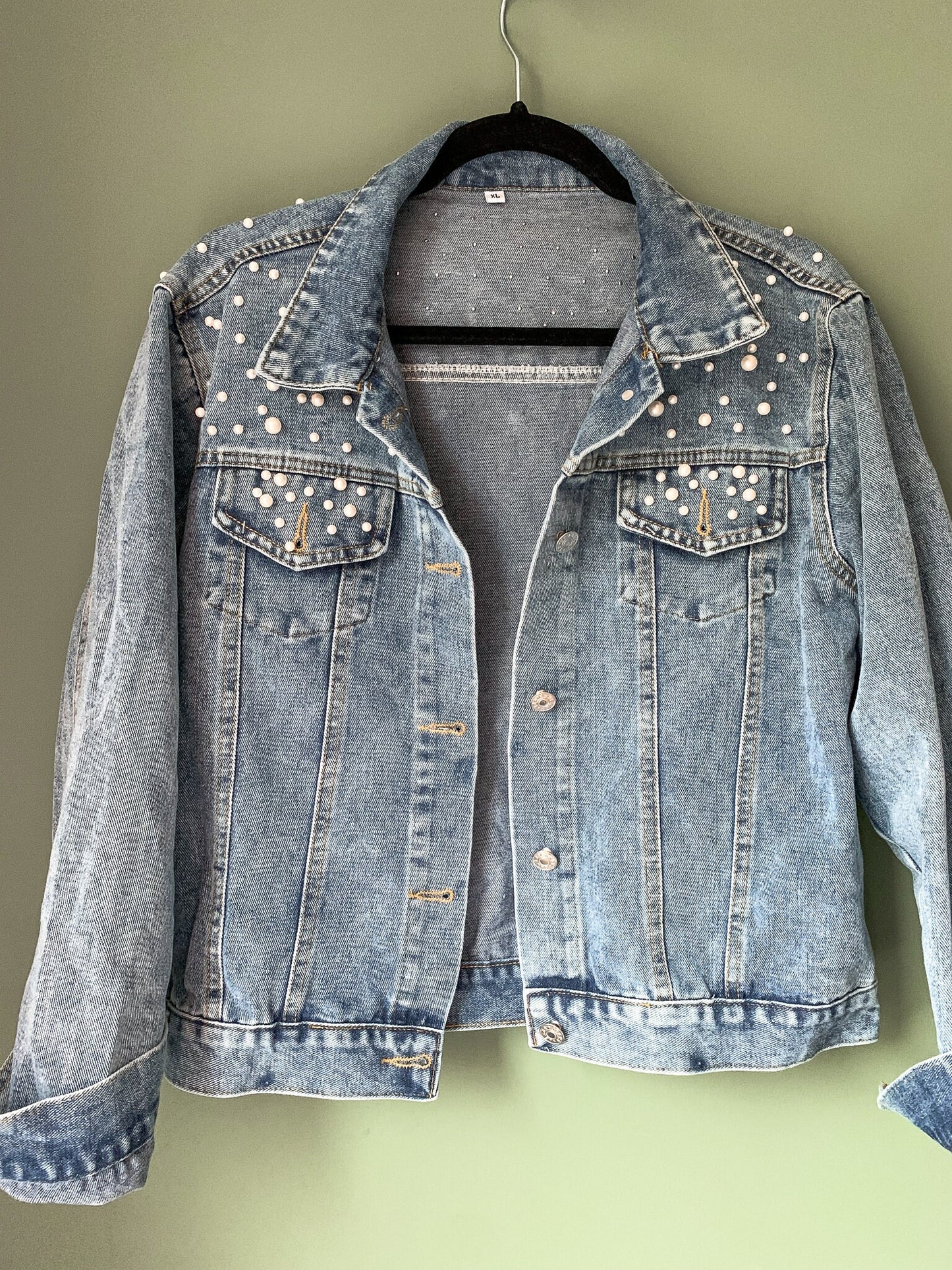 Pearl Just Married Demin Jacket