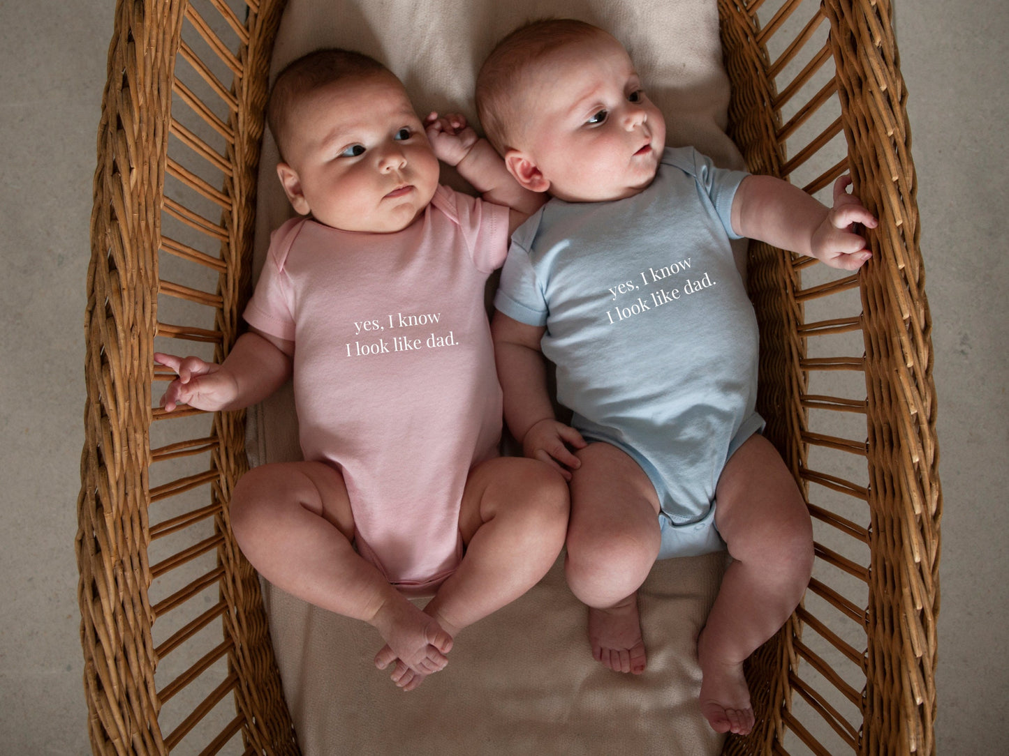 Yes, I know I Look Like Dad Baby Grow